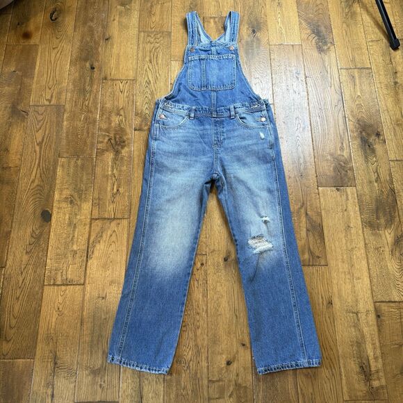 Lot of 9 Girls Size Large 10/12 Clothing Tops, Overalls, Sweater, Pajamas, Swim - Picture 13 of 14